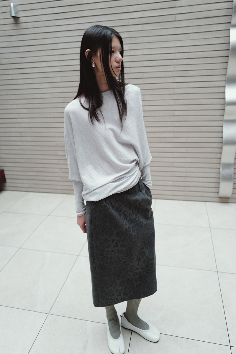 Washable 100% Wool Pullover Light Gray