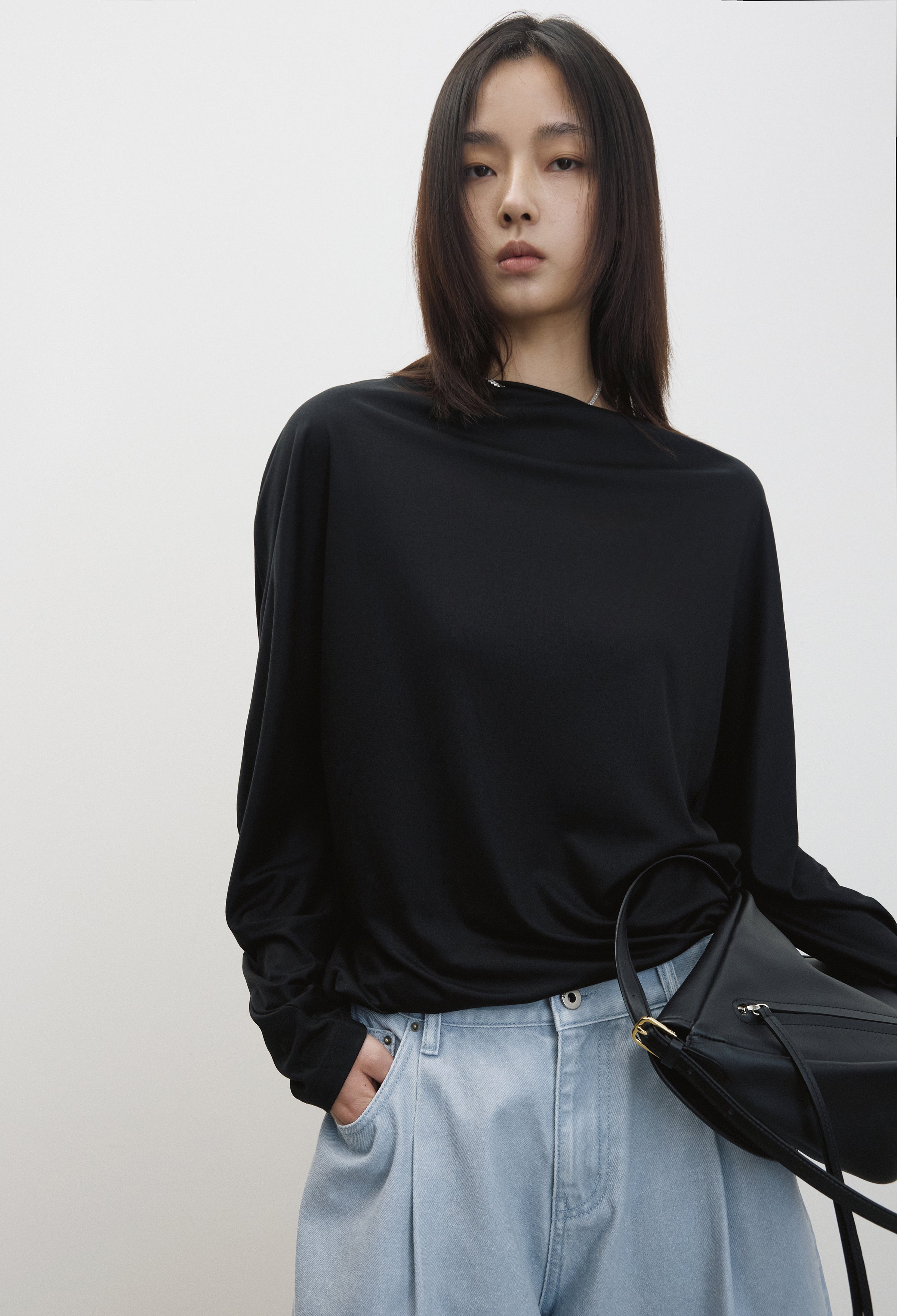 Silket Tension Top Black