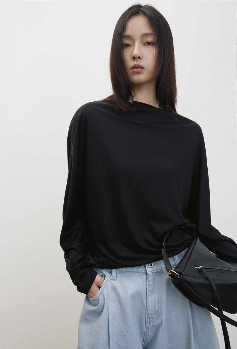 실켓 텐션 탑 블랙