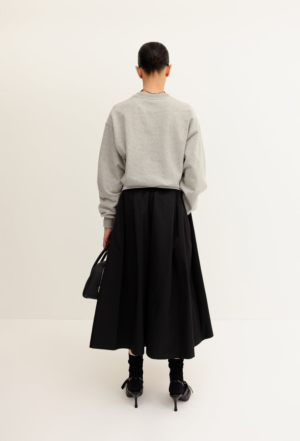 Volume Full Skirt Black