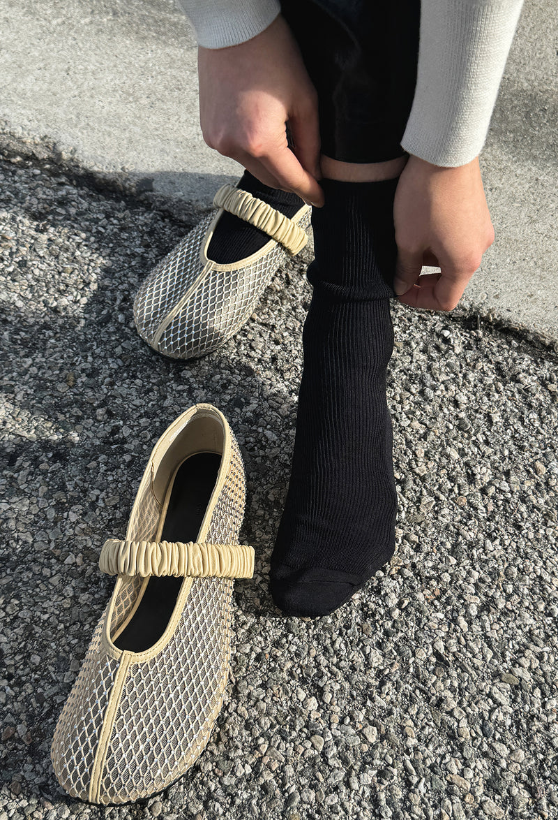 Ribbed Span Socks