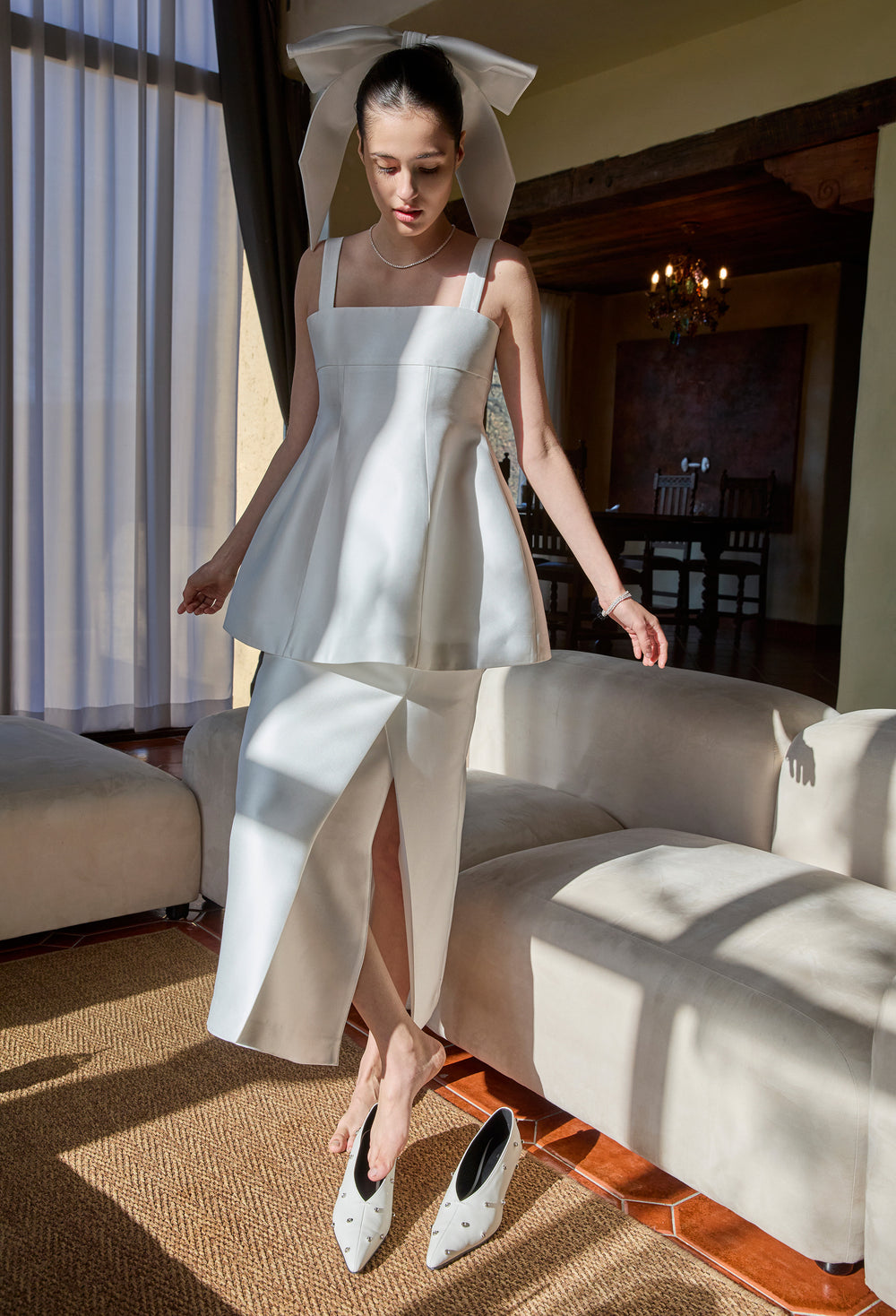 Ceremony Maxi Skirt Ivory