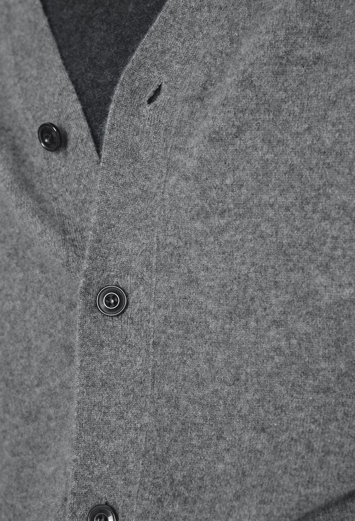 Cashmere 100 Boy Cardigan Gray