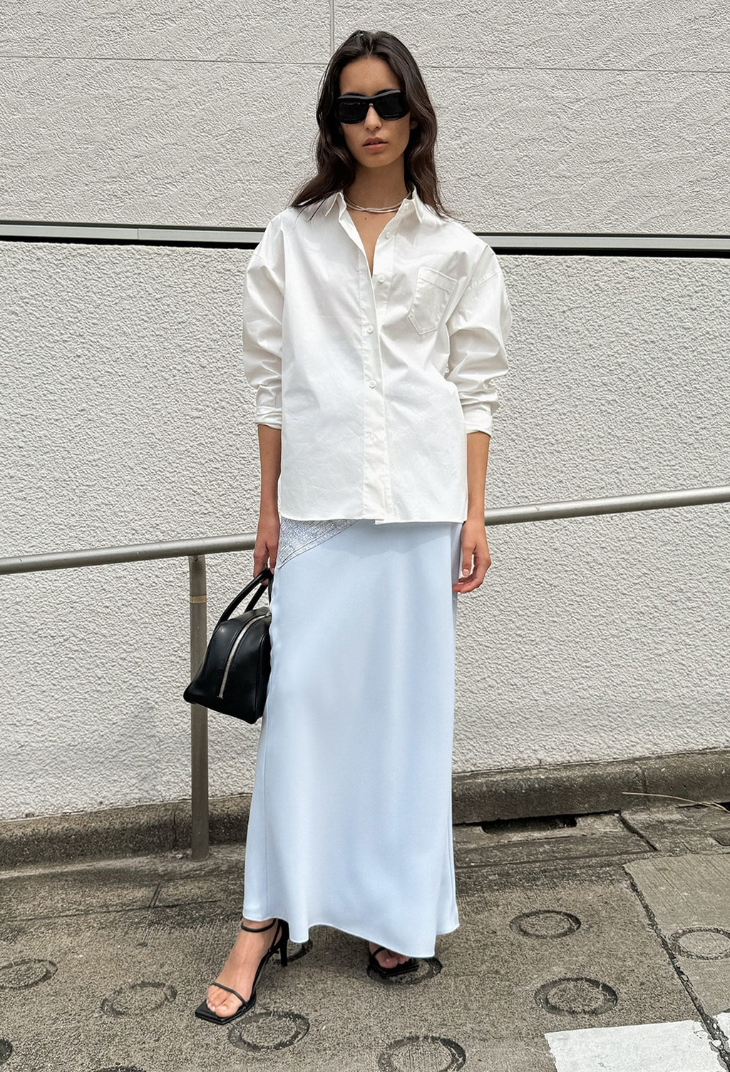 25SS 썸머 루 스커트 블루