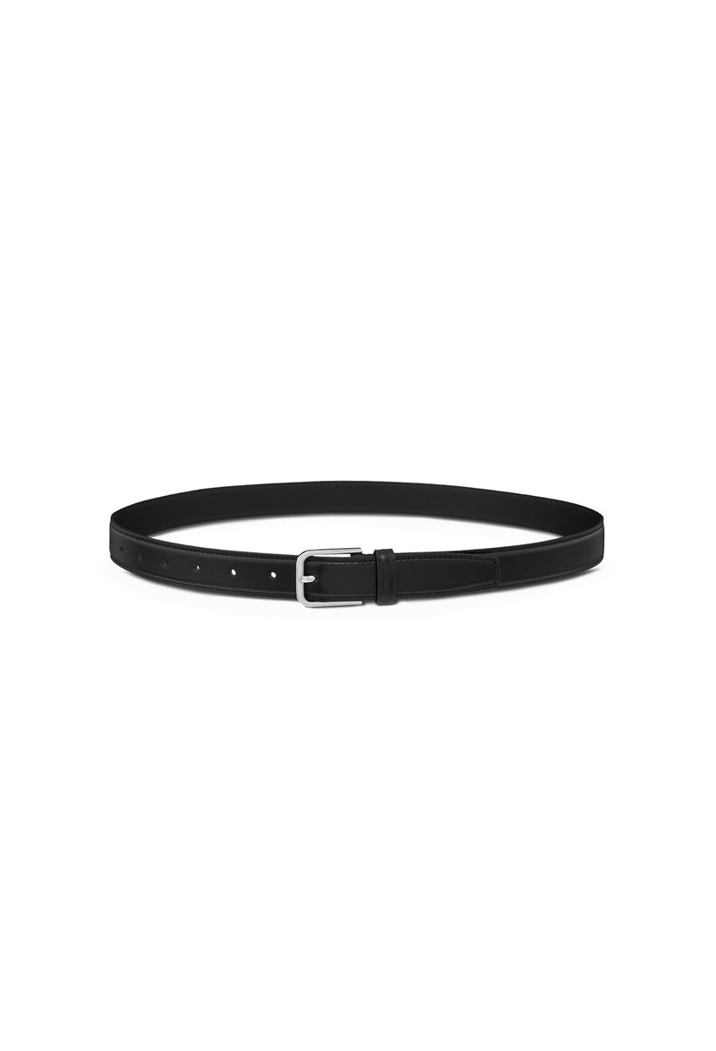 25SS 슬릭 버클 벨트 블랙실버