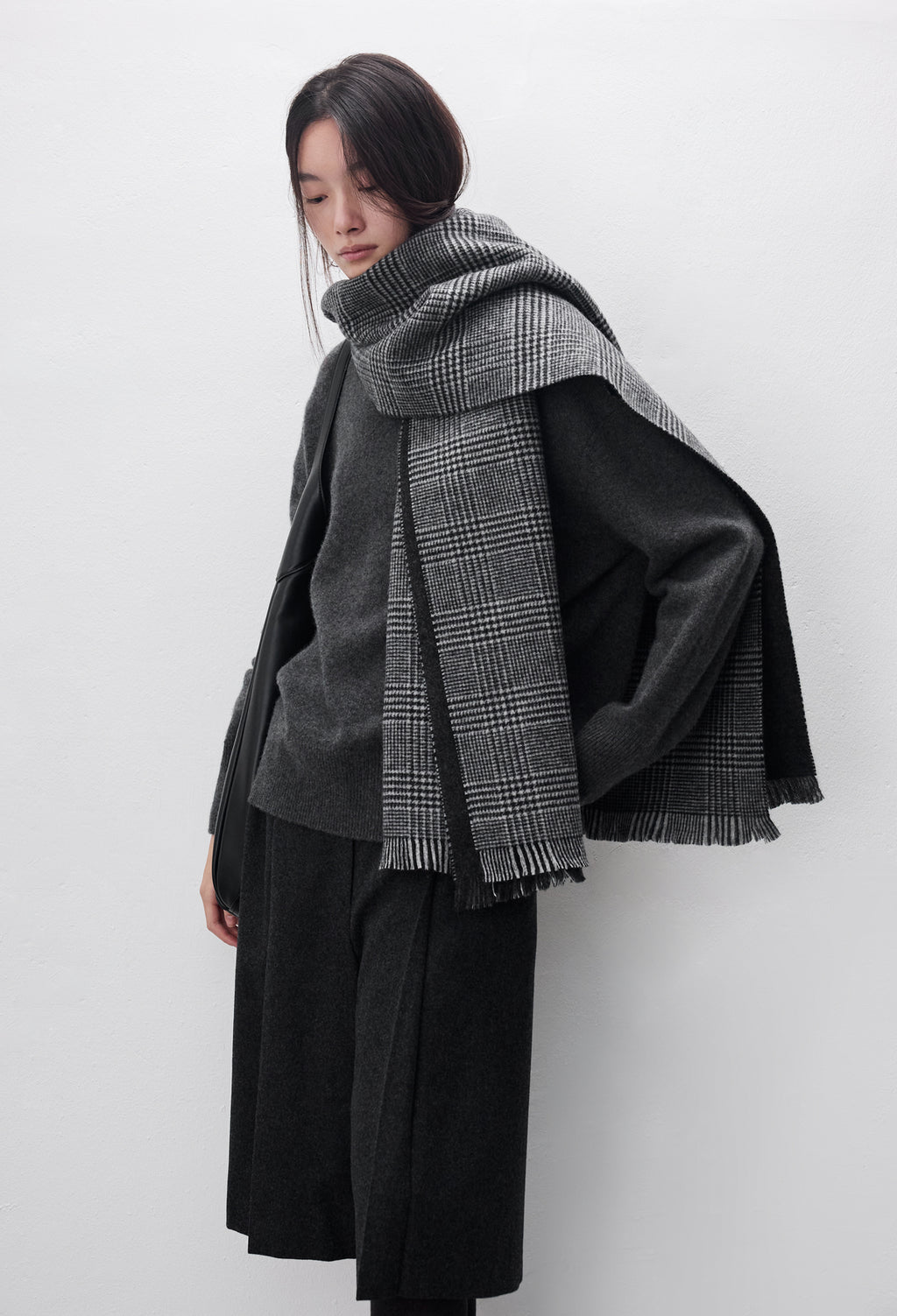 Classic Check Muffler Gray