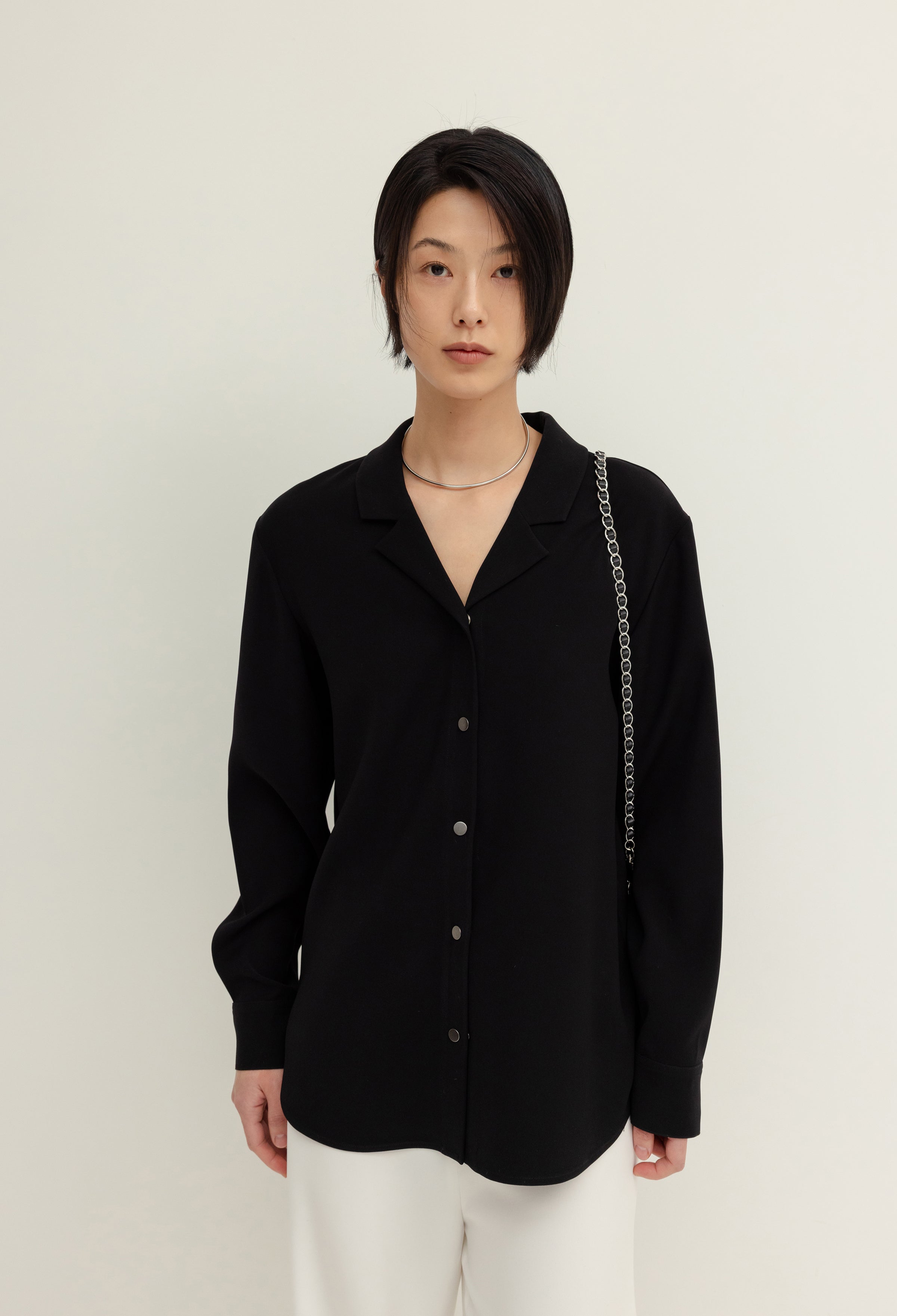 [리퍼브] 25SS 오리지널 루 셔츠 블랙