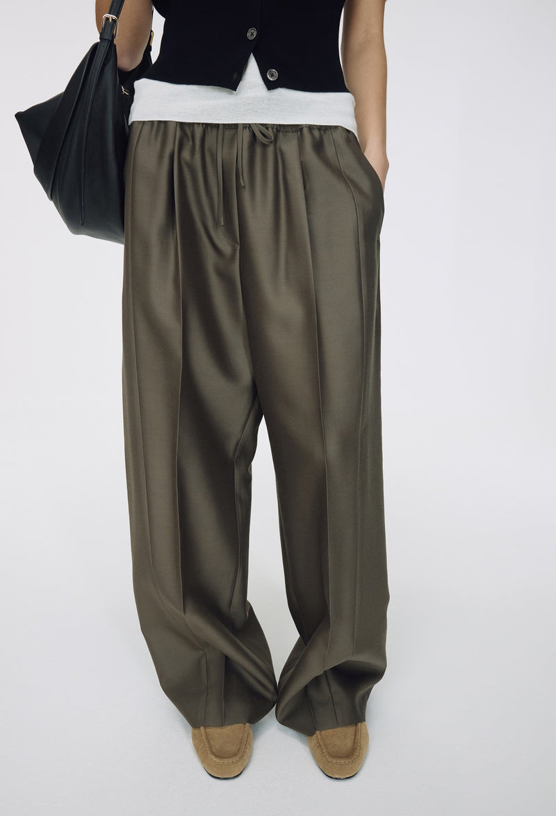 Wool Silk Pants