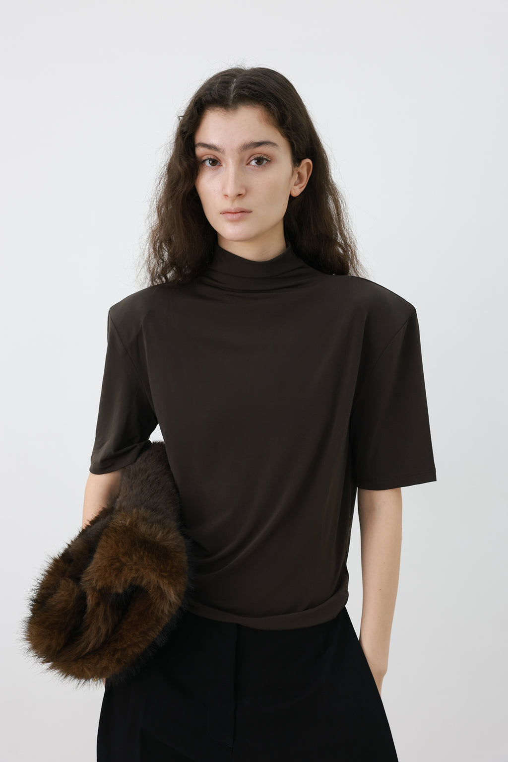 Like Fur Warmer Dark Brown