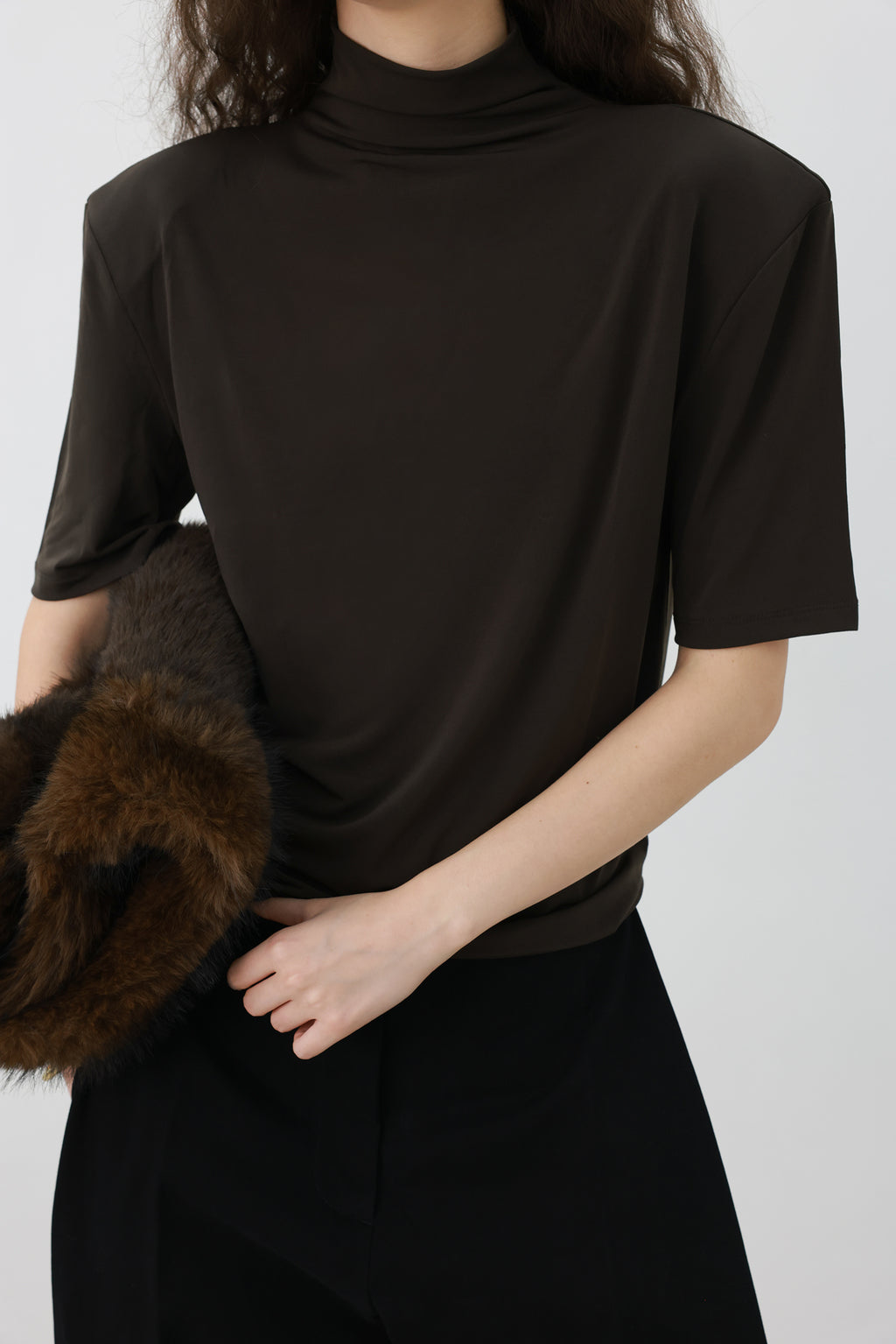 Like Fur Warmer Dark Brown