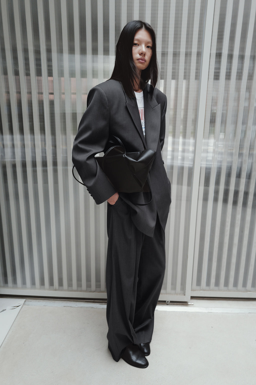 Micro Pintuck Trousers
