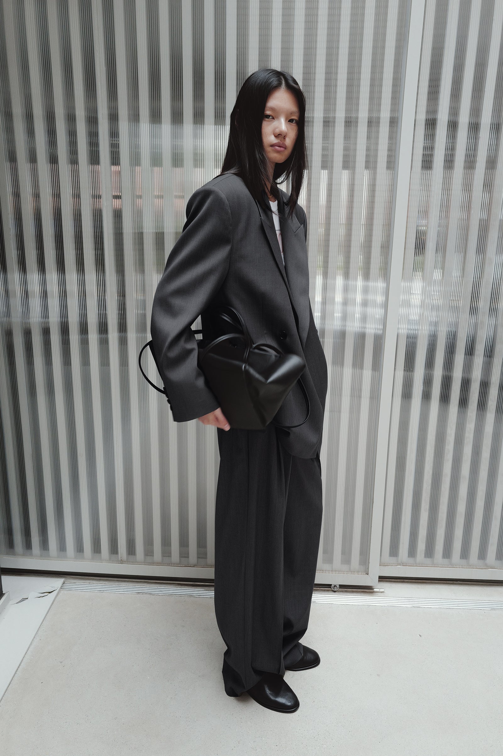 Micro Pintuck Trousers