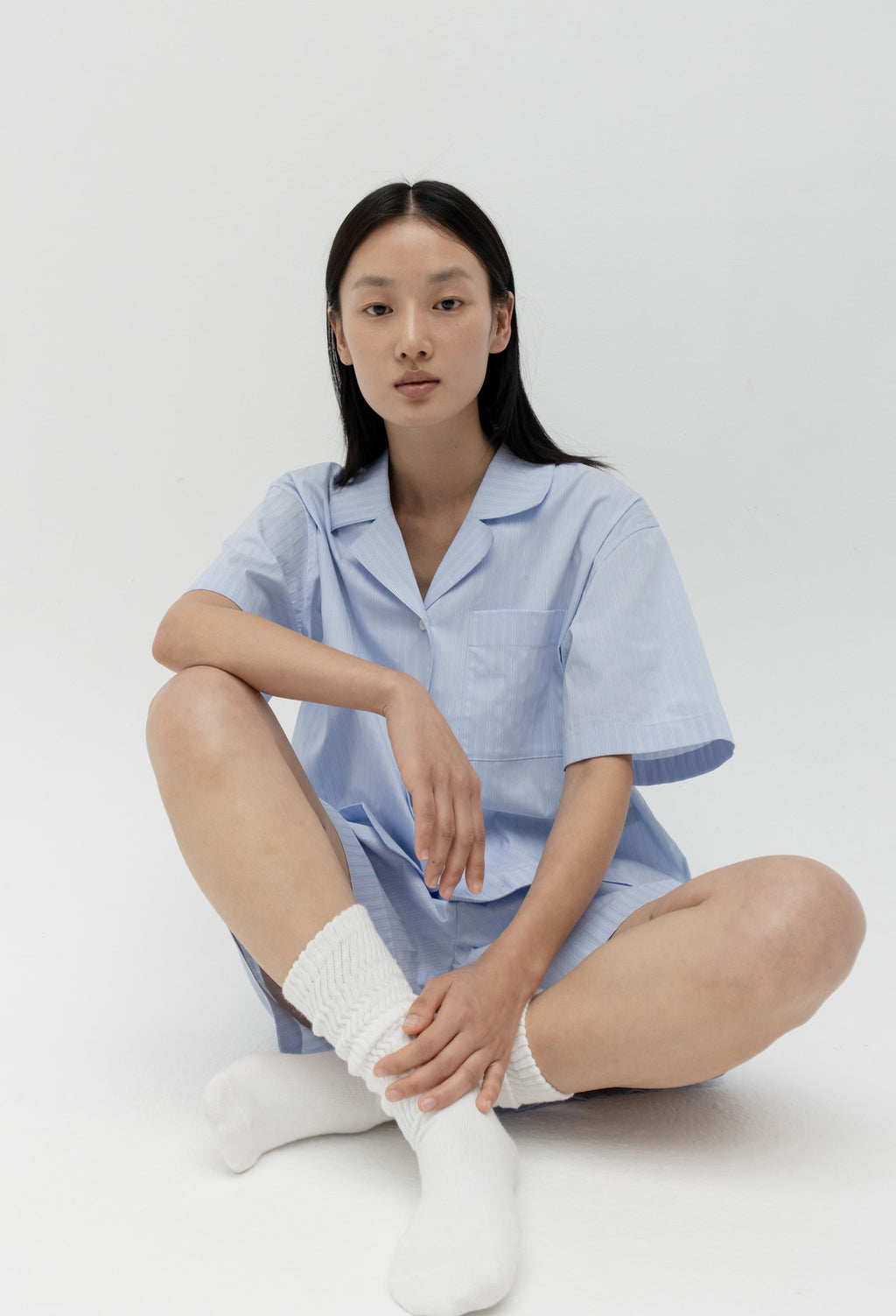 블루니 파자마 쇼츠