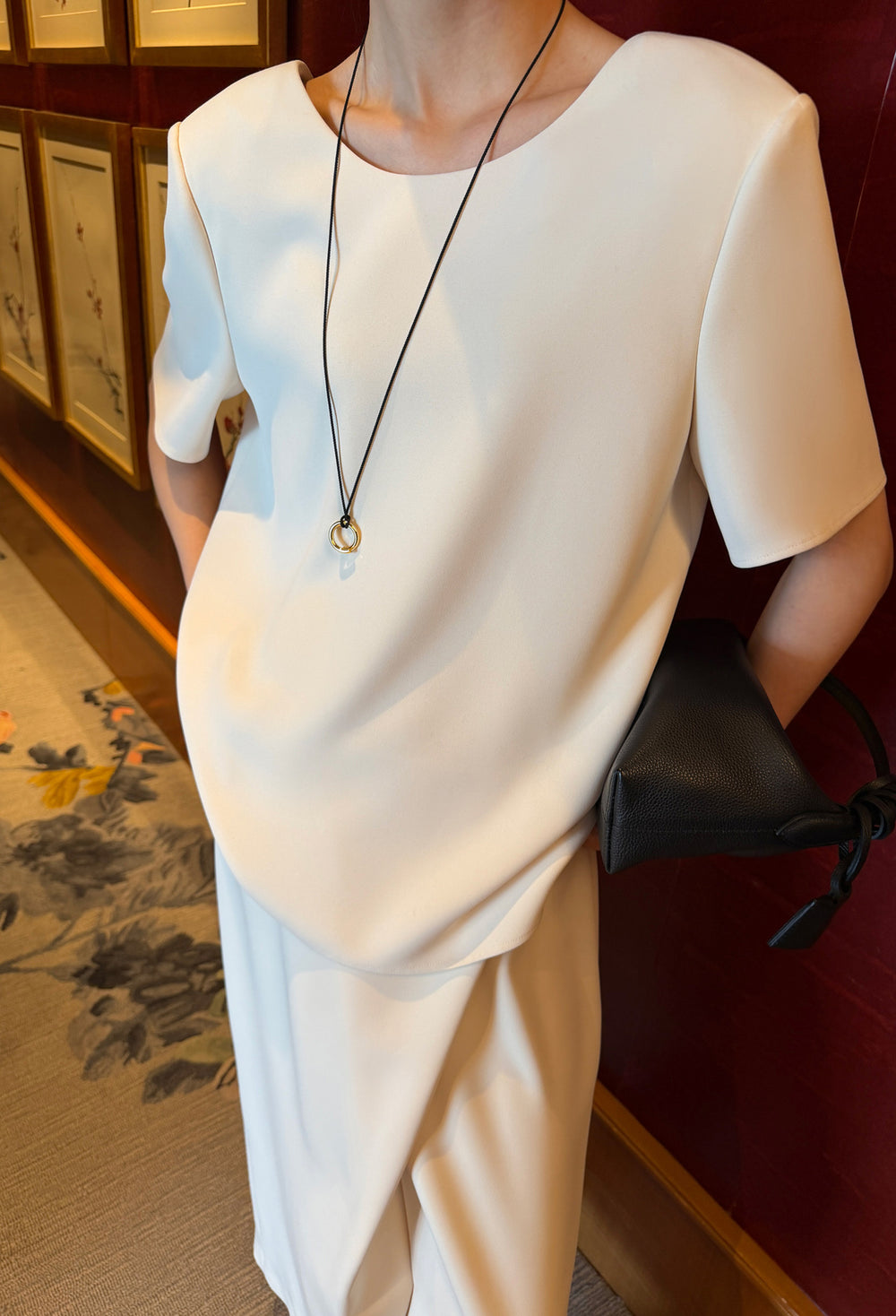 City L Blouse Cream