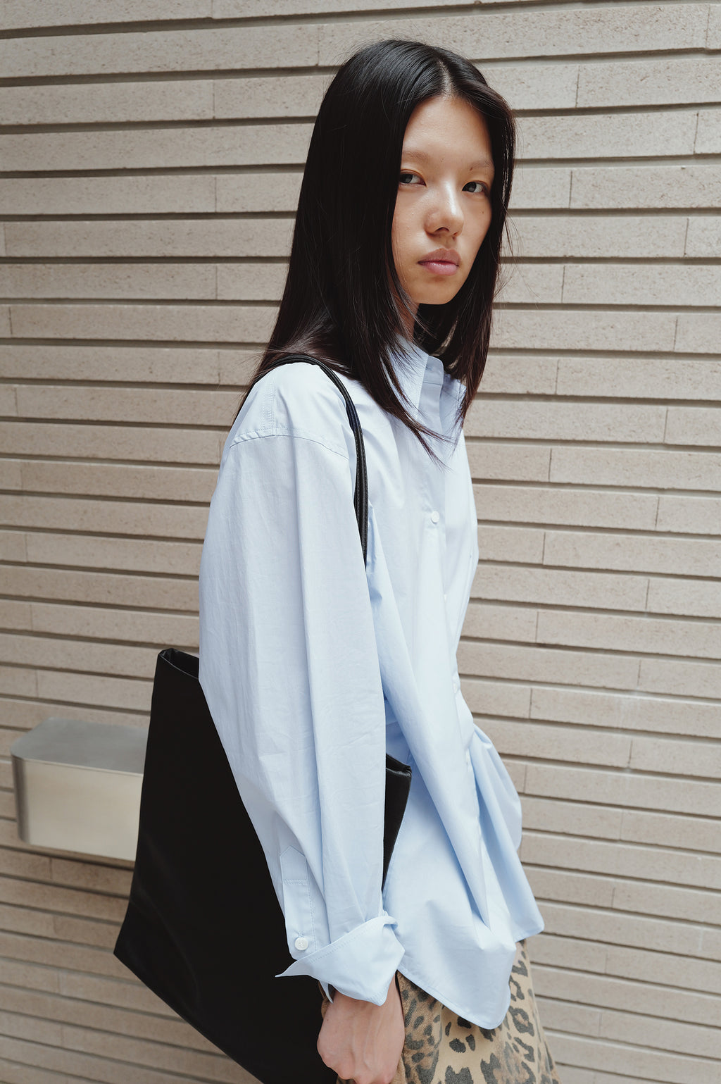 Epoch Cotton Shirt Blue