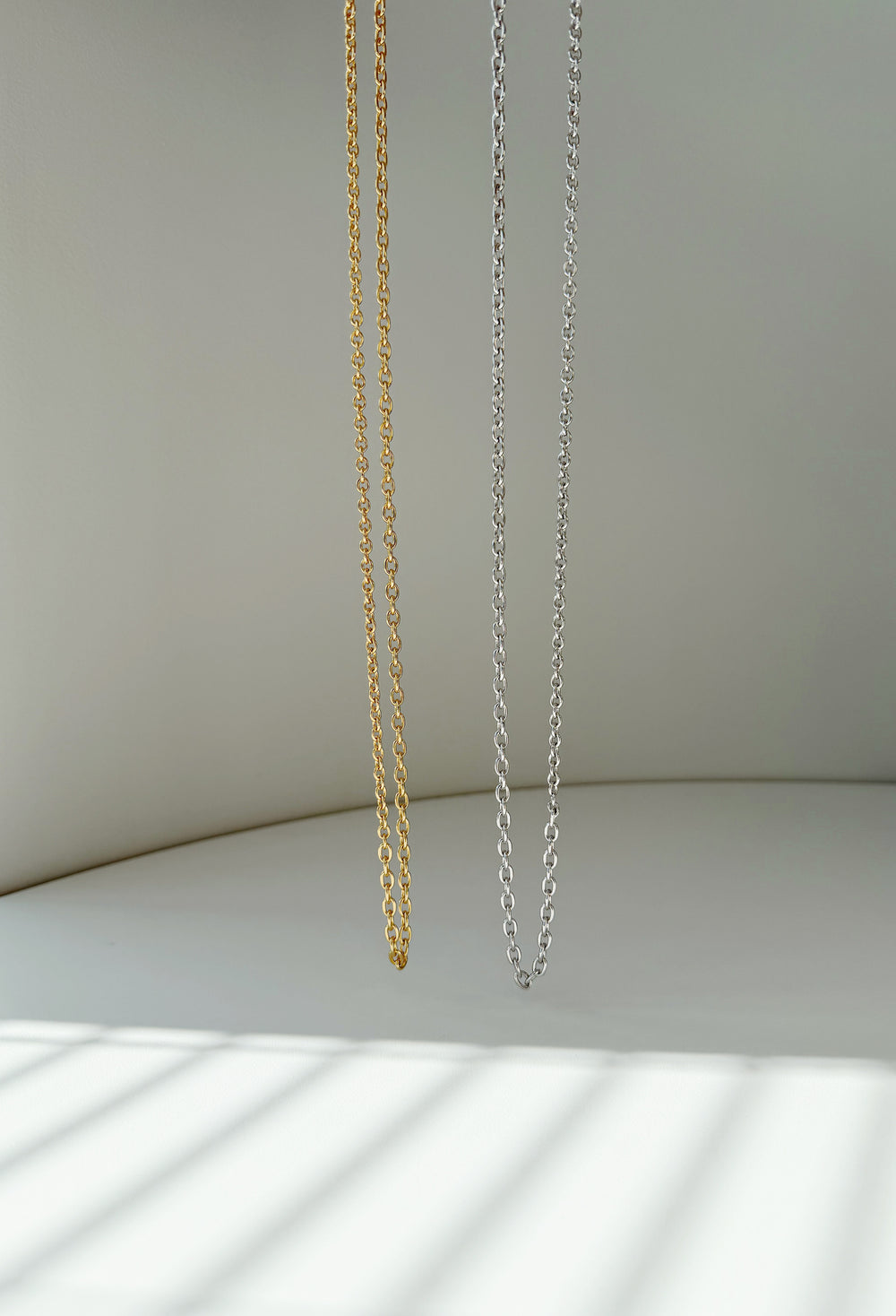 Double Chain Necklace Gold