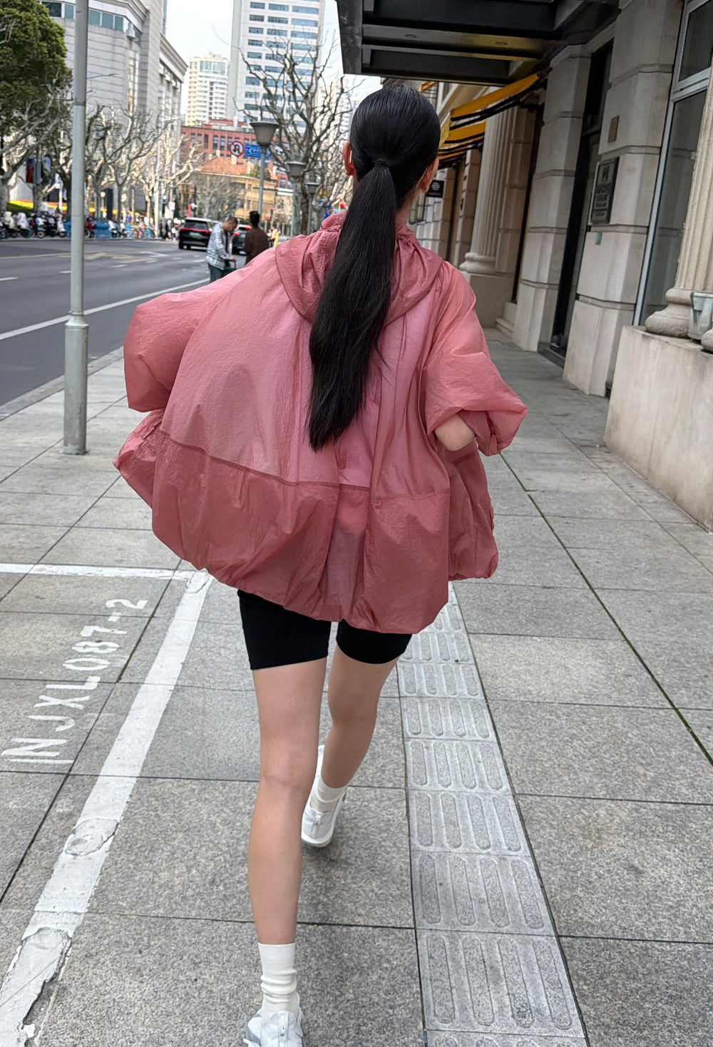 Airy Nylon Jumper Pink