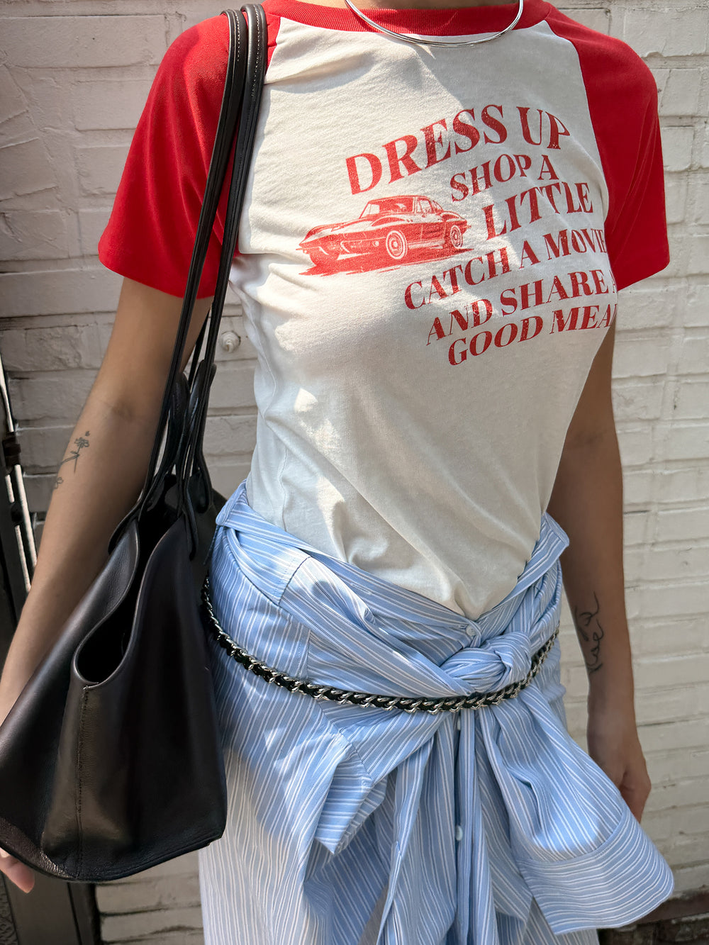 Vintage Car T-shirt Red