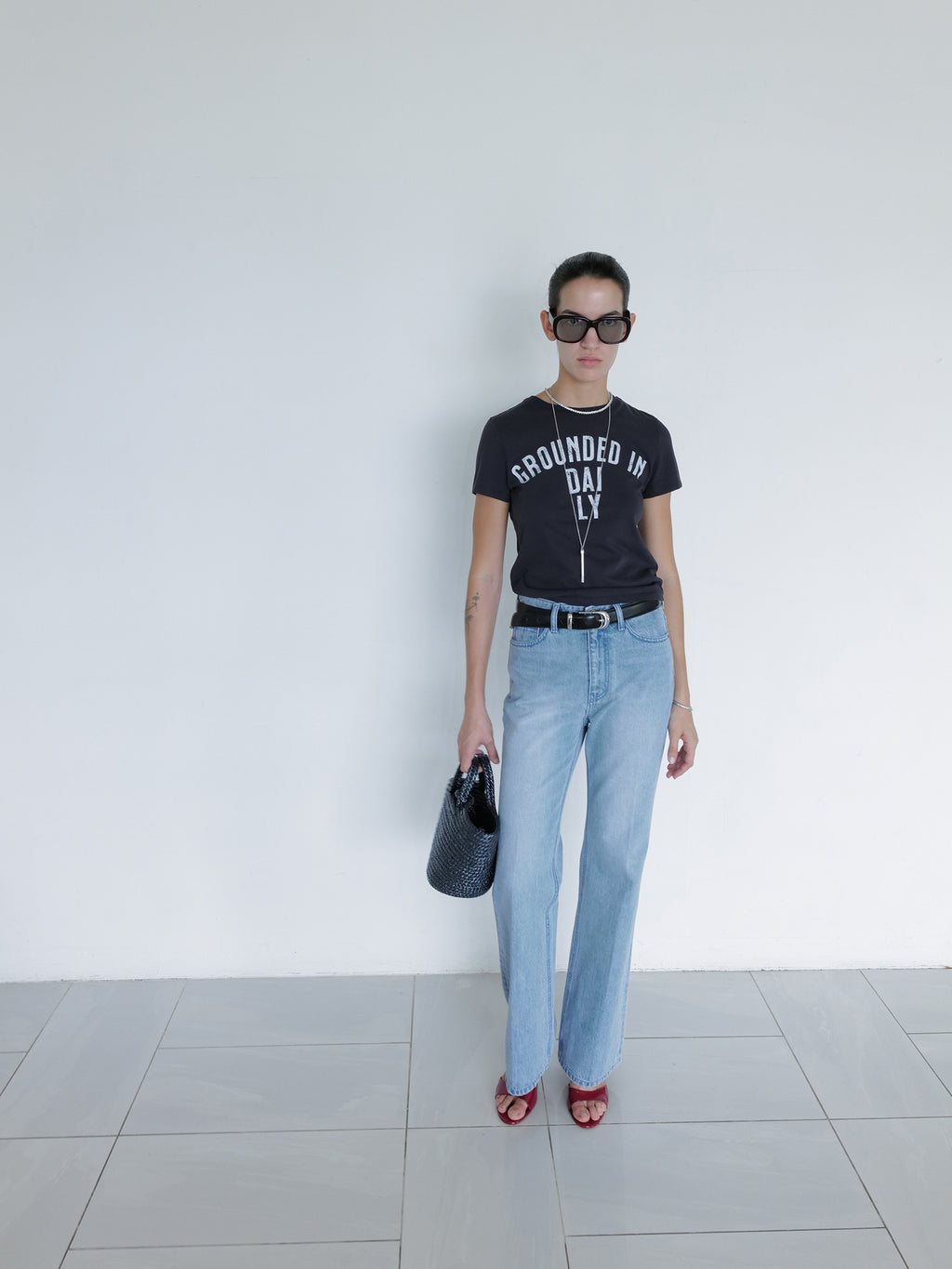Ground Daily T-Shirt Navy