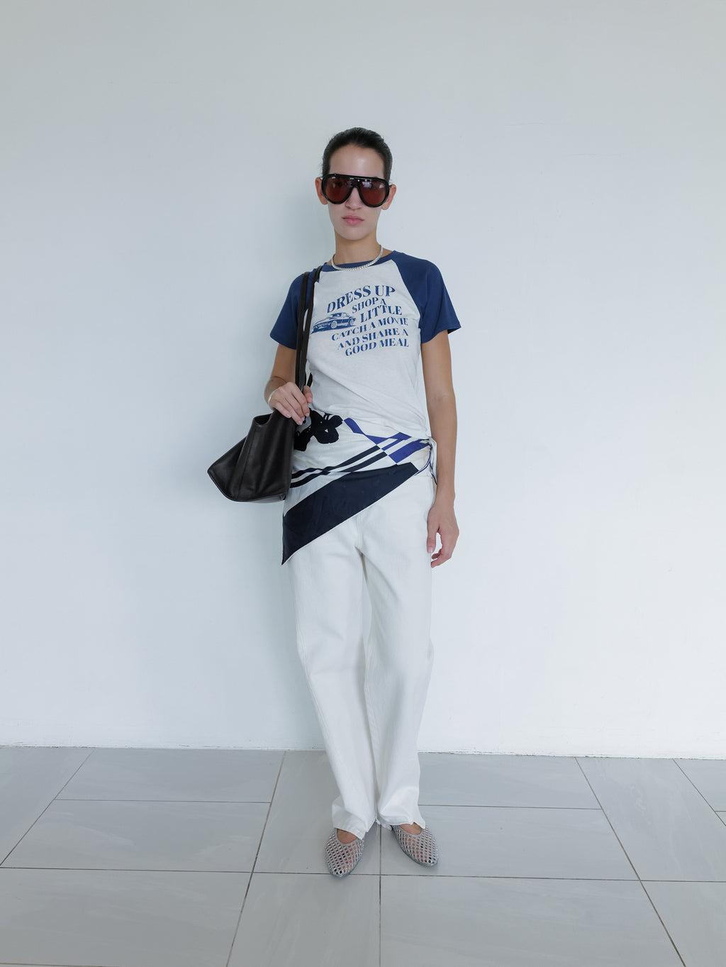 Vintage Car T-shirt Navy