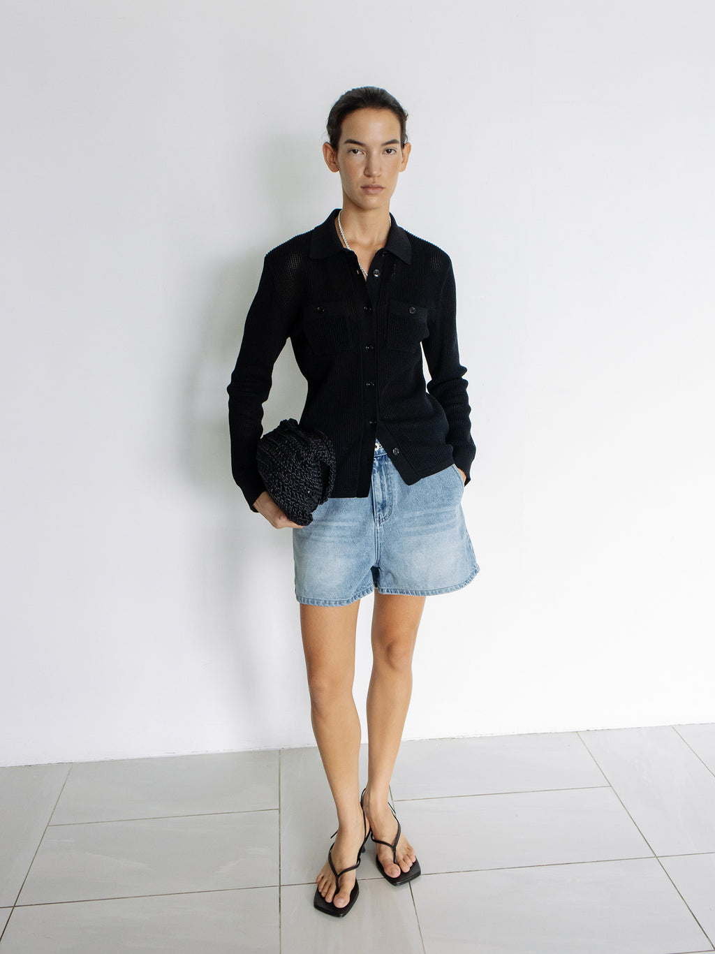 Flow Pique Knit Black