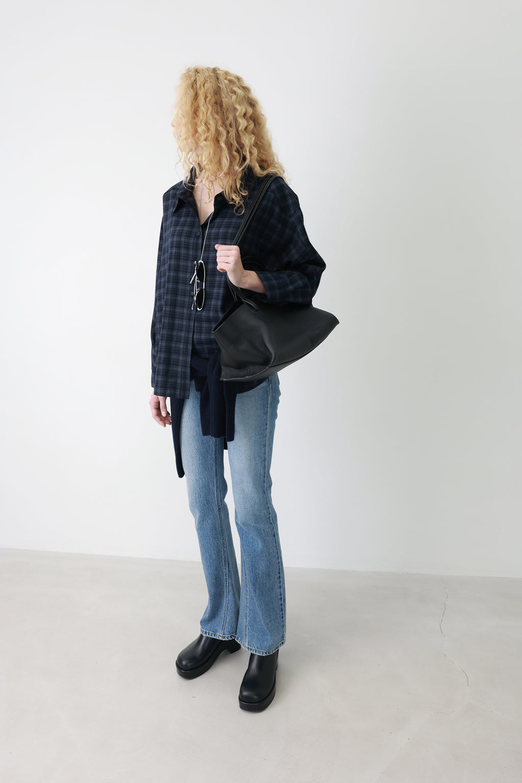 Country Check Shirt Navy