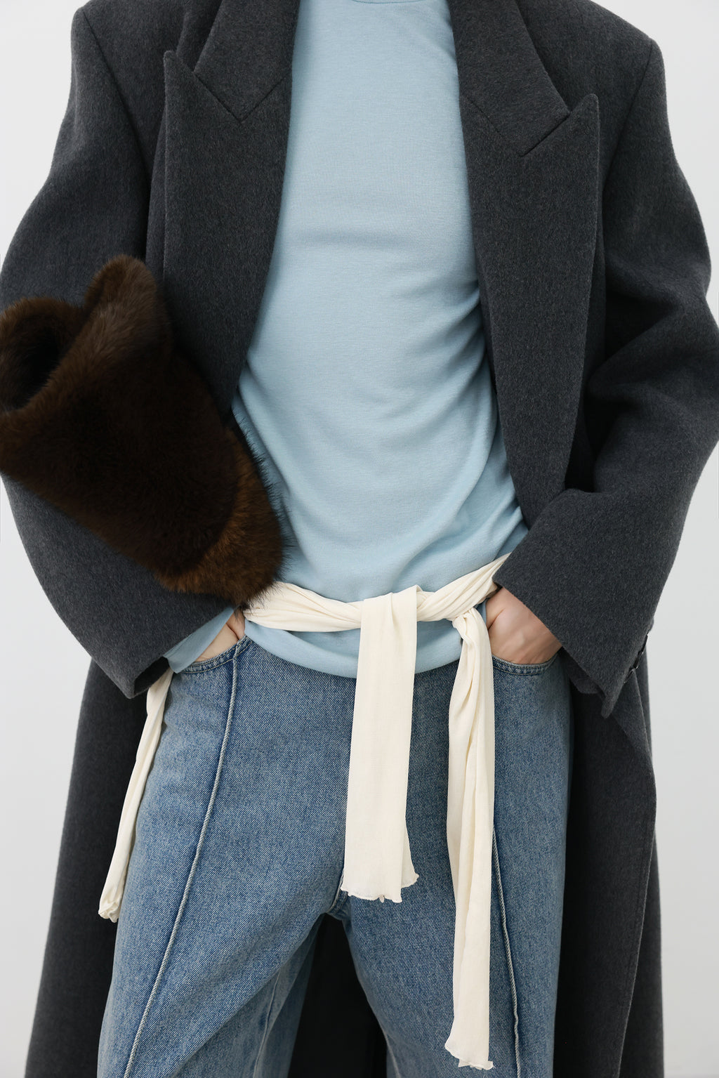 Like Fur Warmer Dark Brown