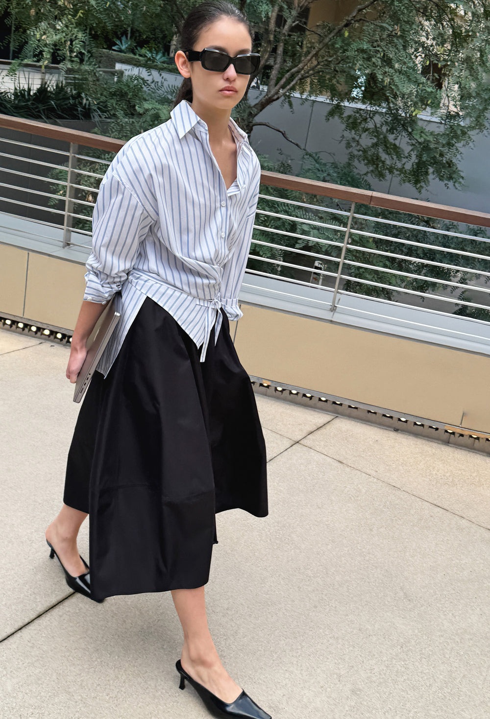 Balloon Full Skirt Black