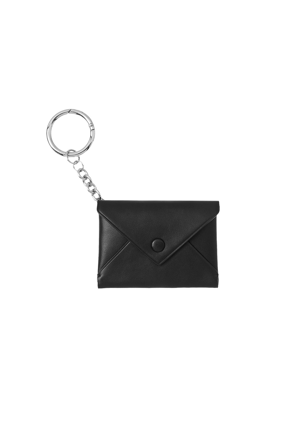 Card Wallet Keyring Black