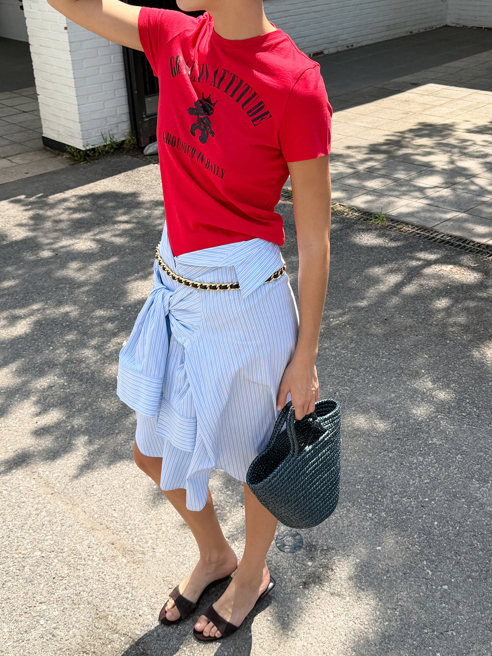 Crown Bear T-Shirt Red