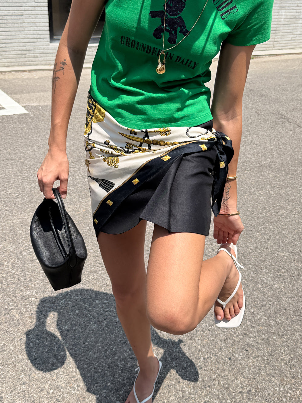 Crown Bear T-Shirt Green