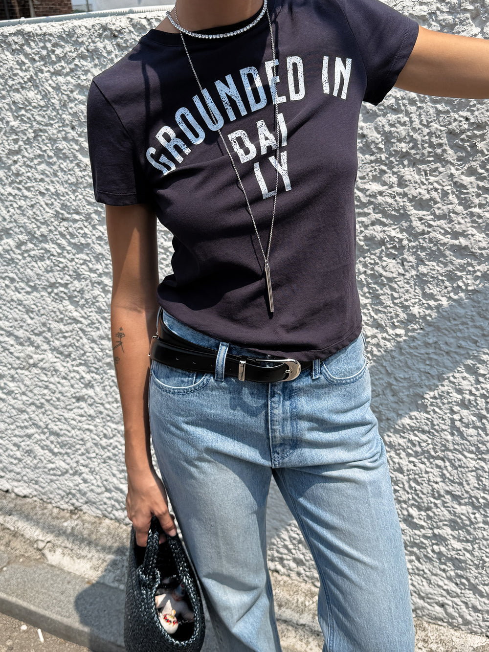 Ground Daily T-Shirt Navy