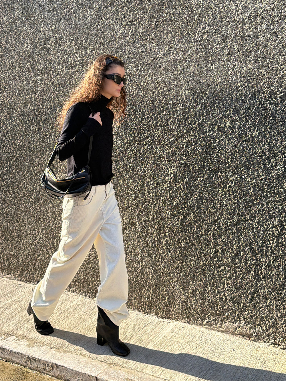 Soft Corduroy Pants Cream