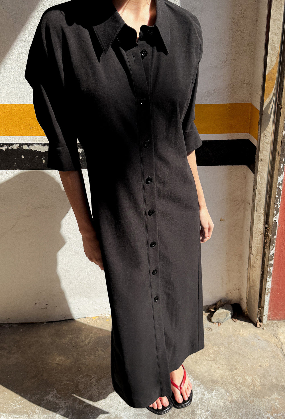 Silhouette Shirt Dress
