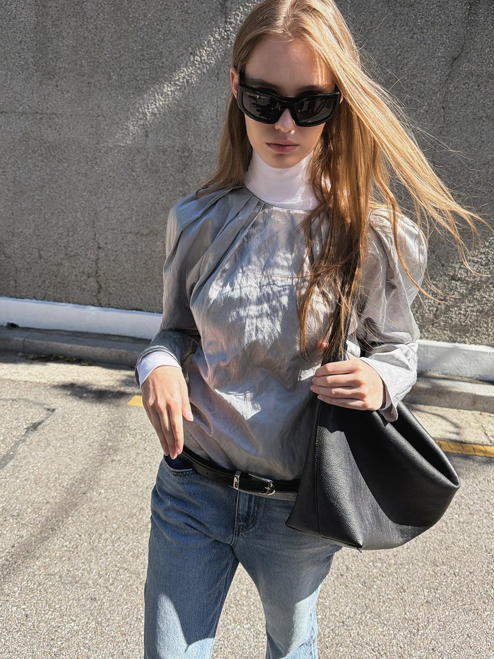 Milky Turtleneck T-shirt White