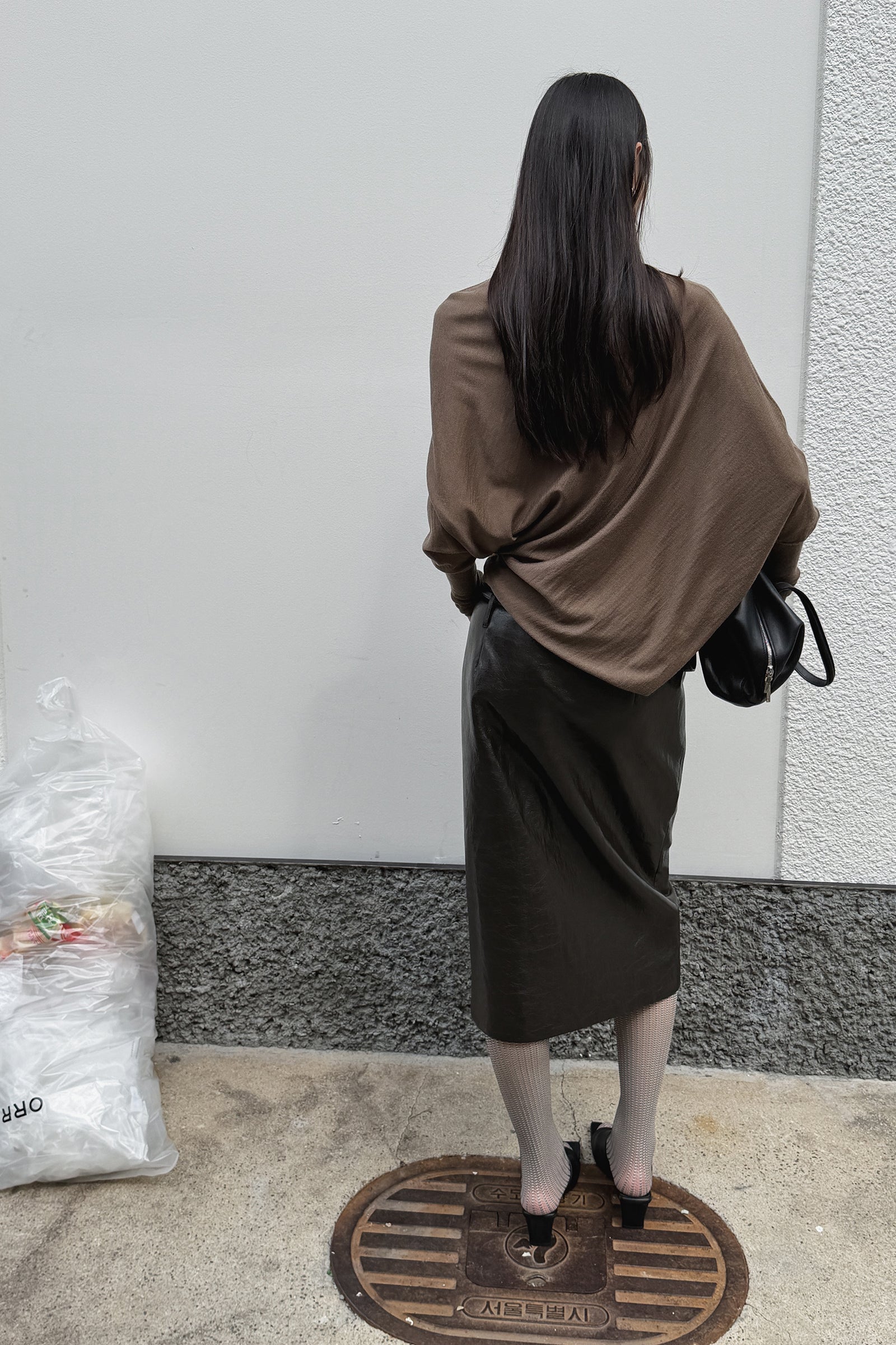 Washable 100% Wool Pullover Taupe