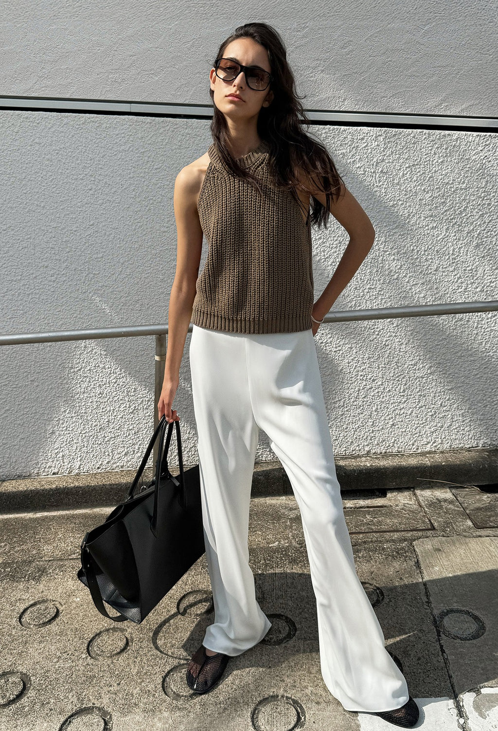 25SS 썸머 루 와이드 팬츠 아이보리