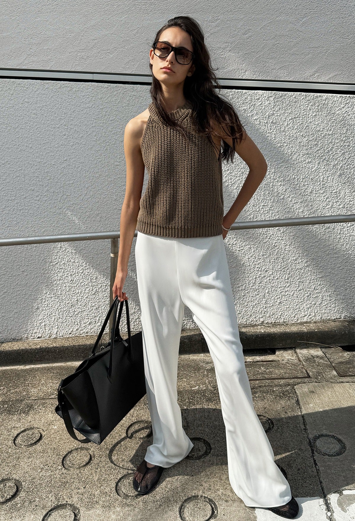 25SS 썸머 루 와이드 팬츠 아이보리