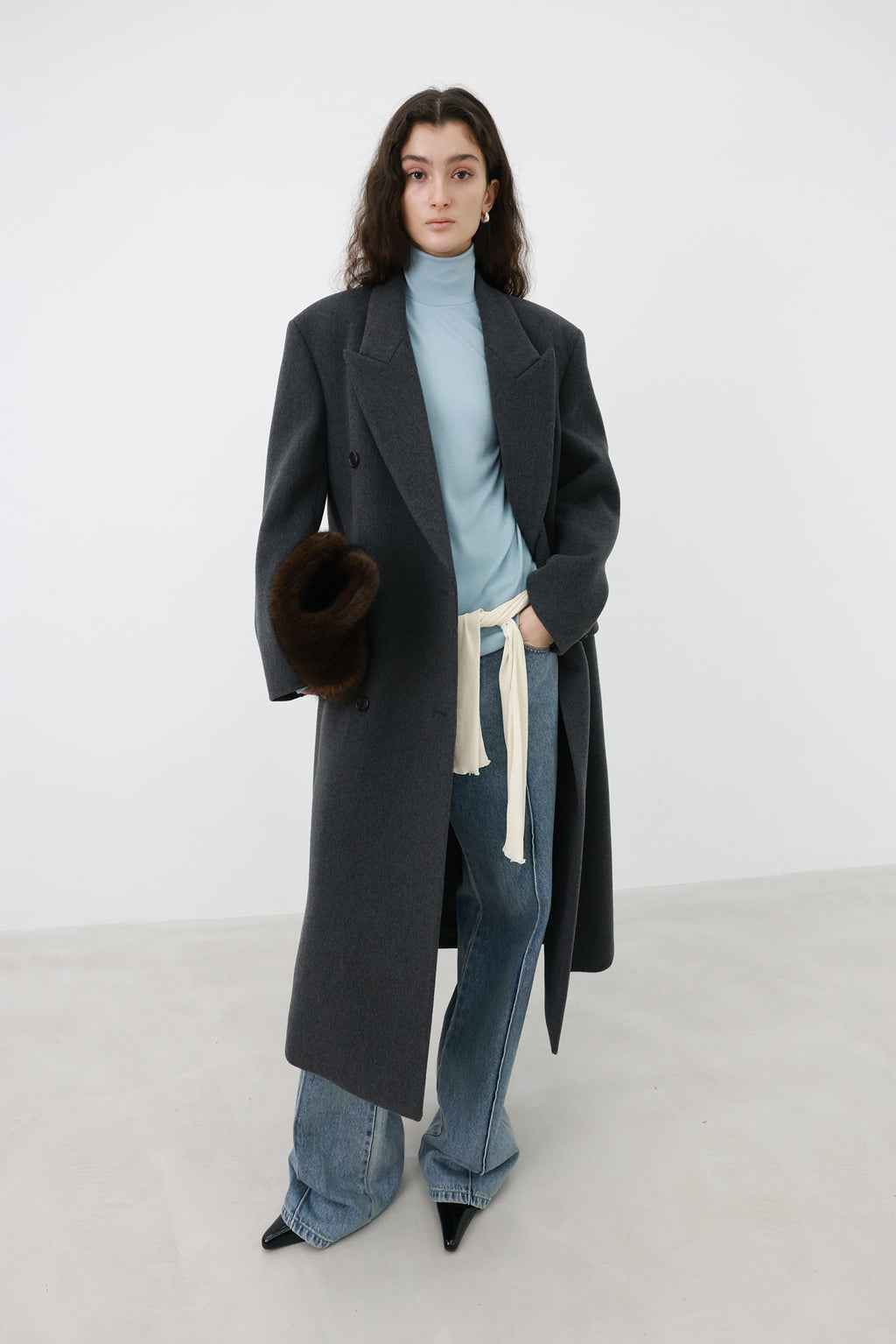 Like Fur Warmer Dark Brown
