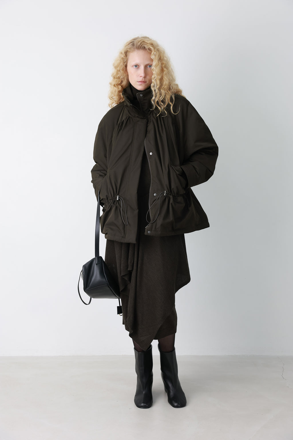 Field Parka Goose Down Khaki Brown