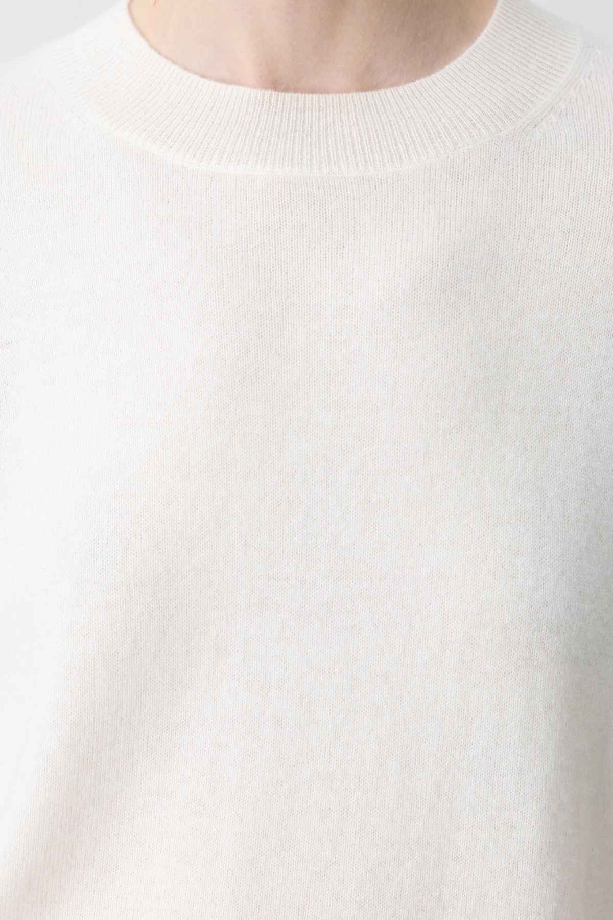 Cashmere 100% Oversized Pullover Ivory