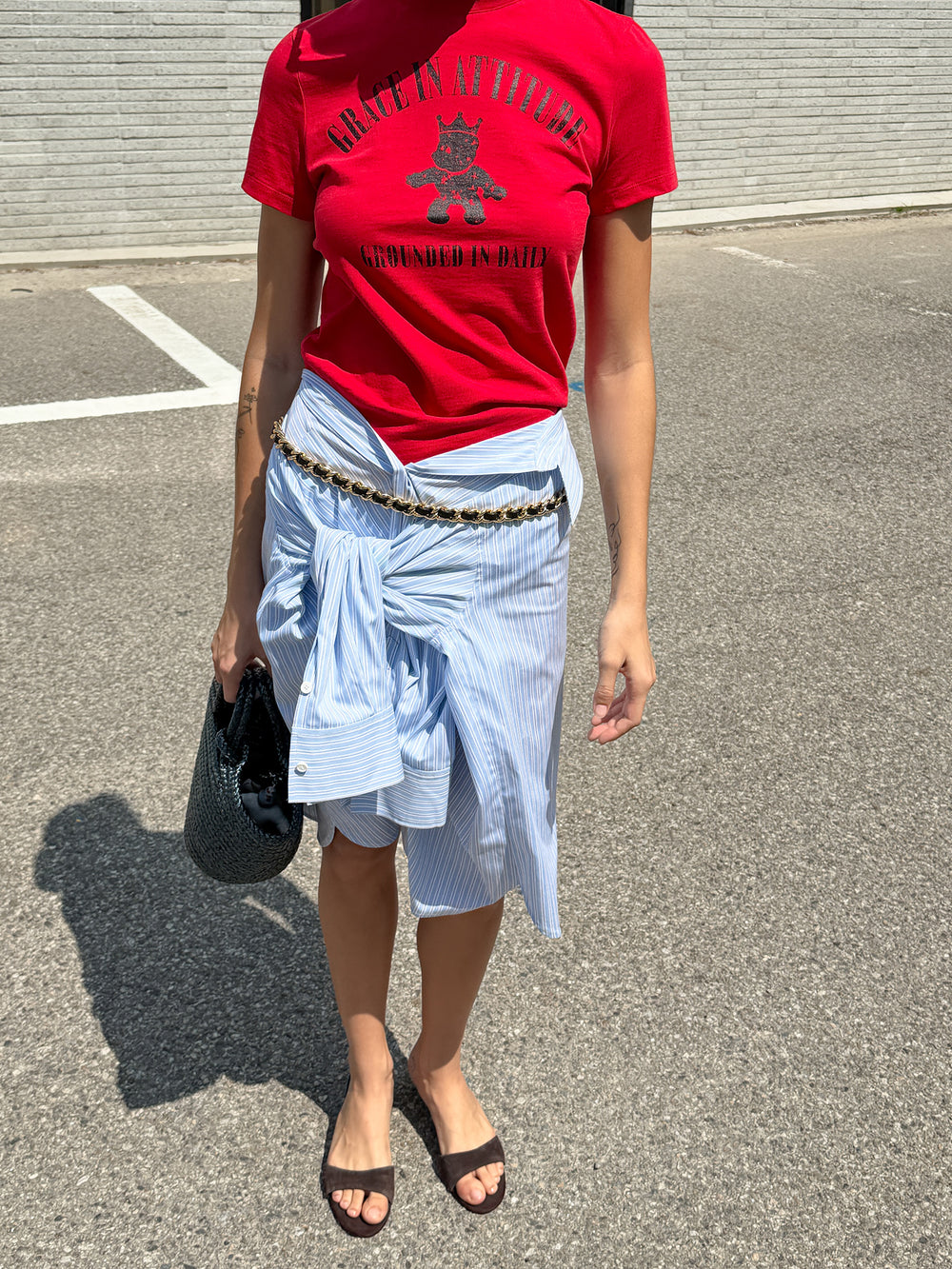 Crown Bear T-Shirt Red