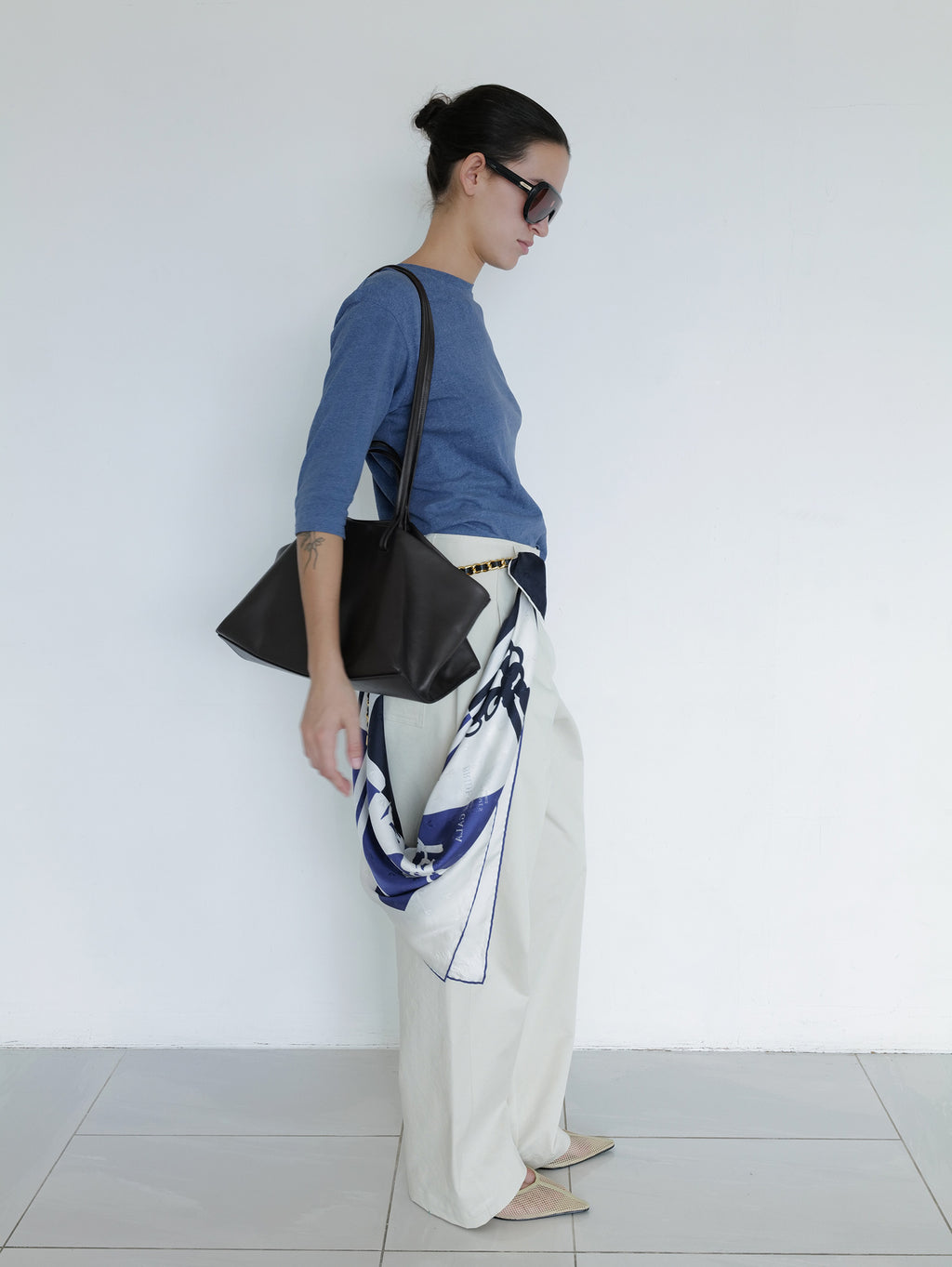 Pigment Dyed T-shirt Blue