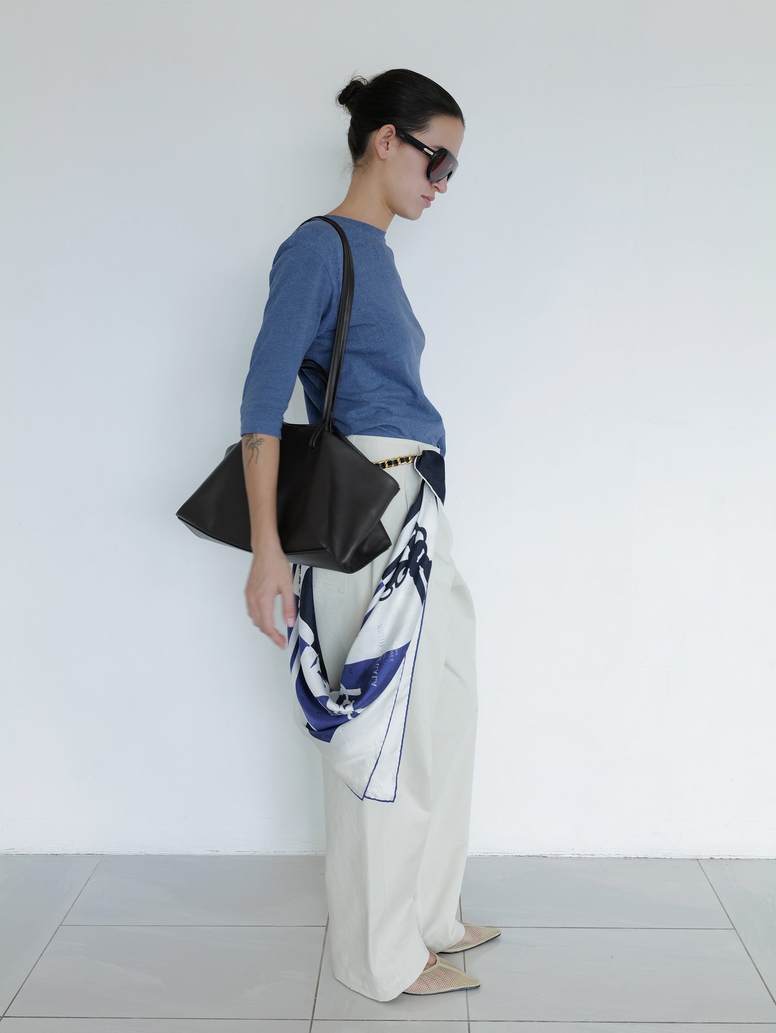 Pigment Dyed T-shirt Blue