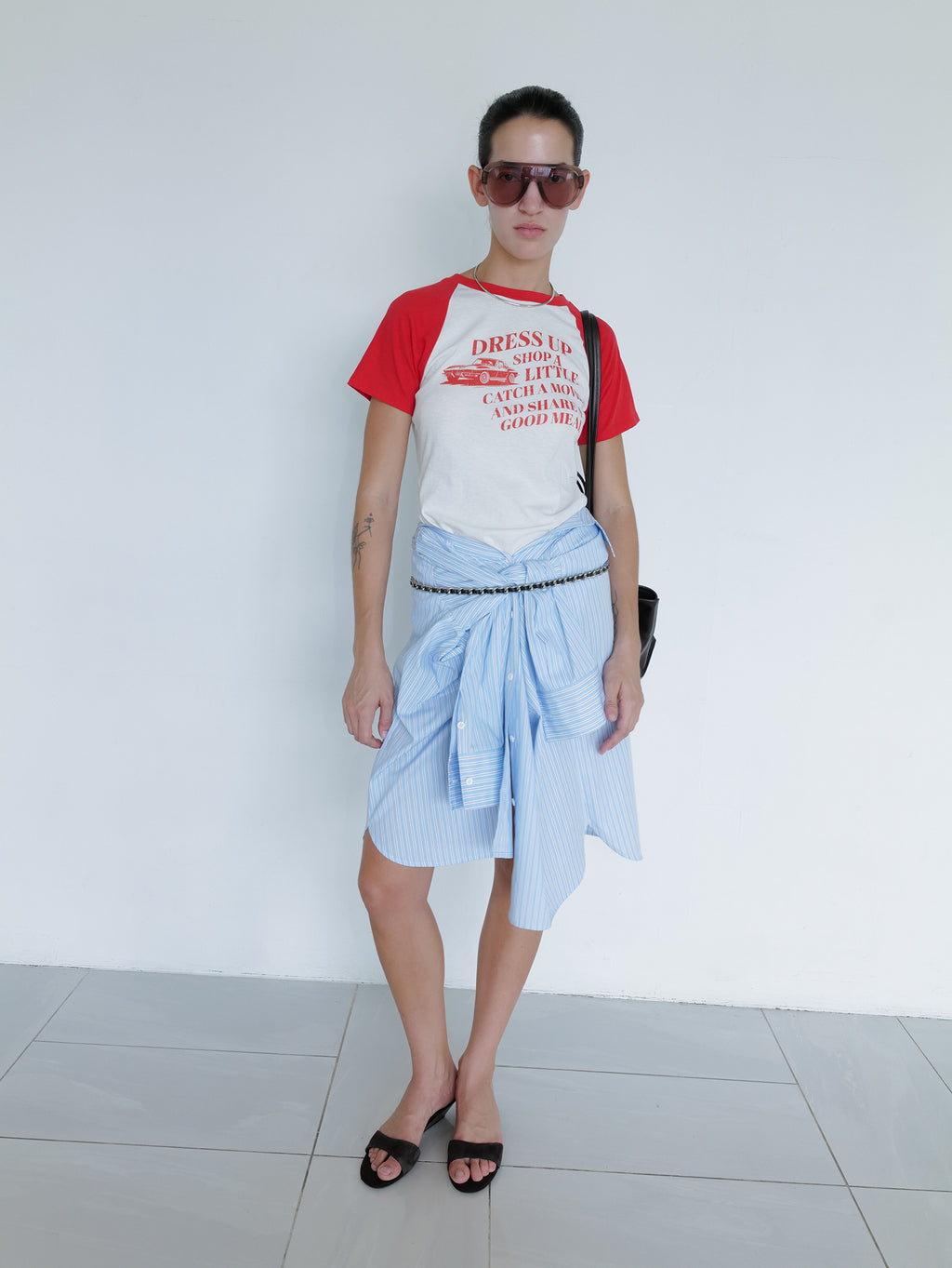 Vintage Car T-shirt Red