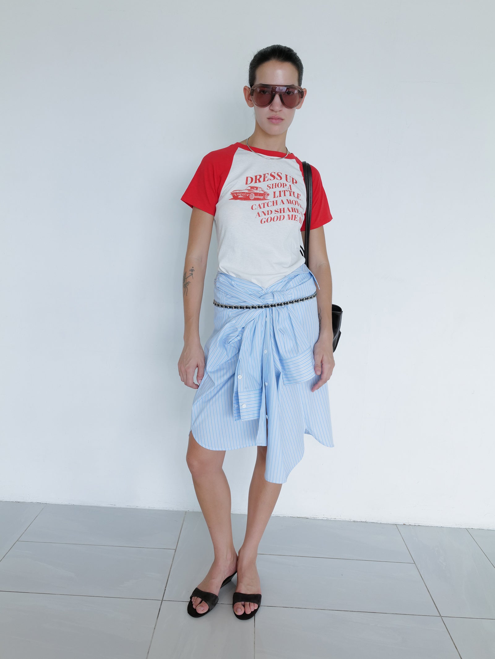Vintage Car T-shirt Red
