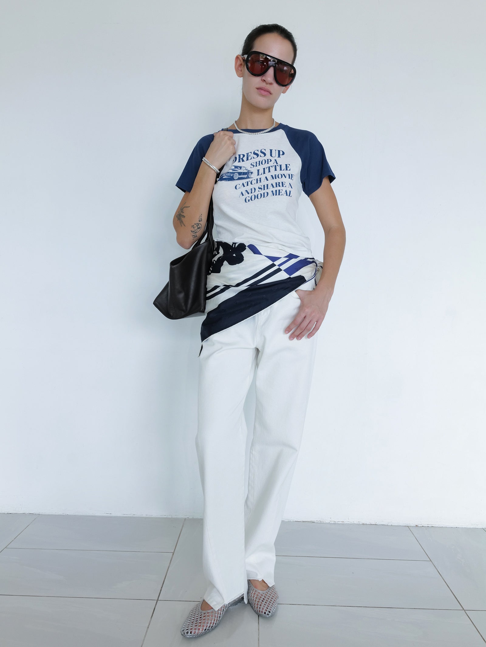 Vintage Car T-shirt Navy