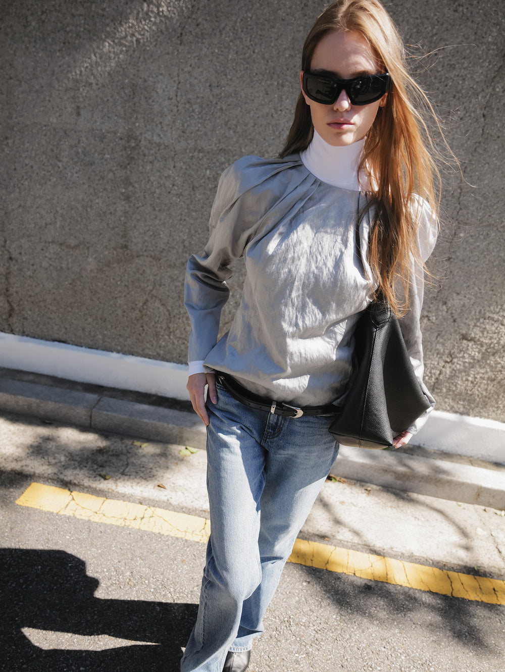 Milky Turtleneck T-shirt White