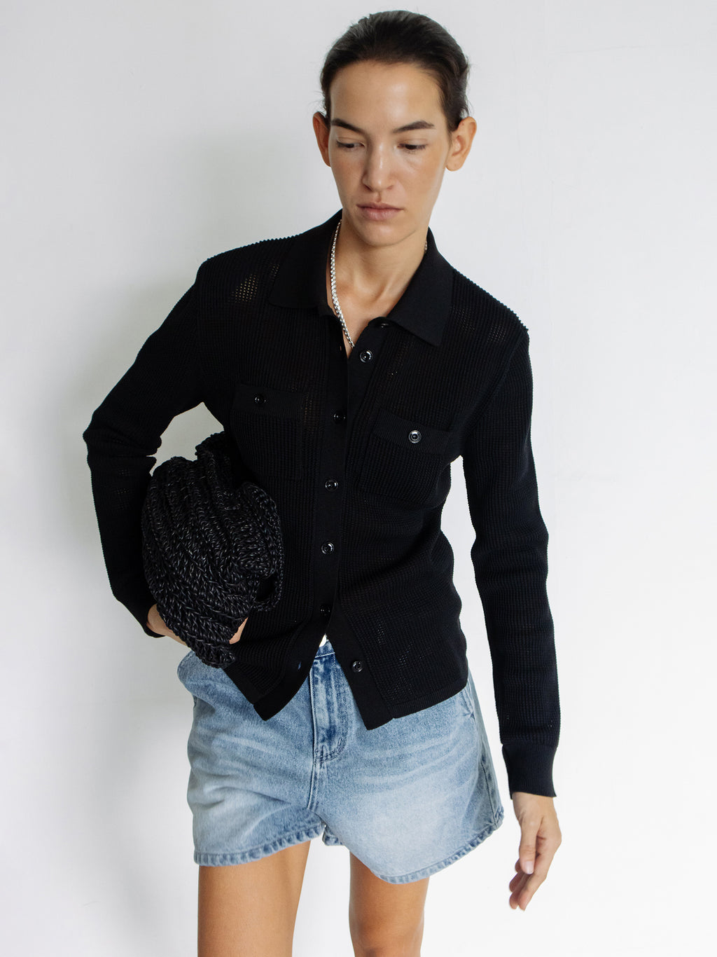 Flow Pique Knit Black