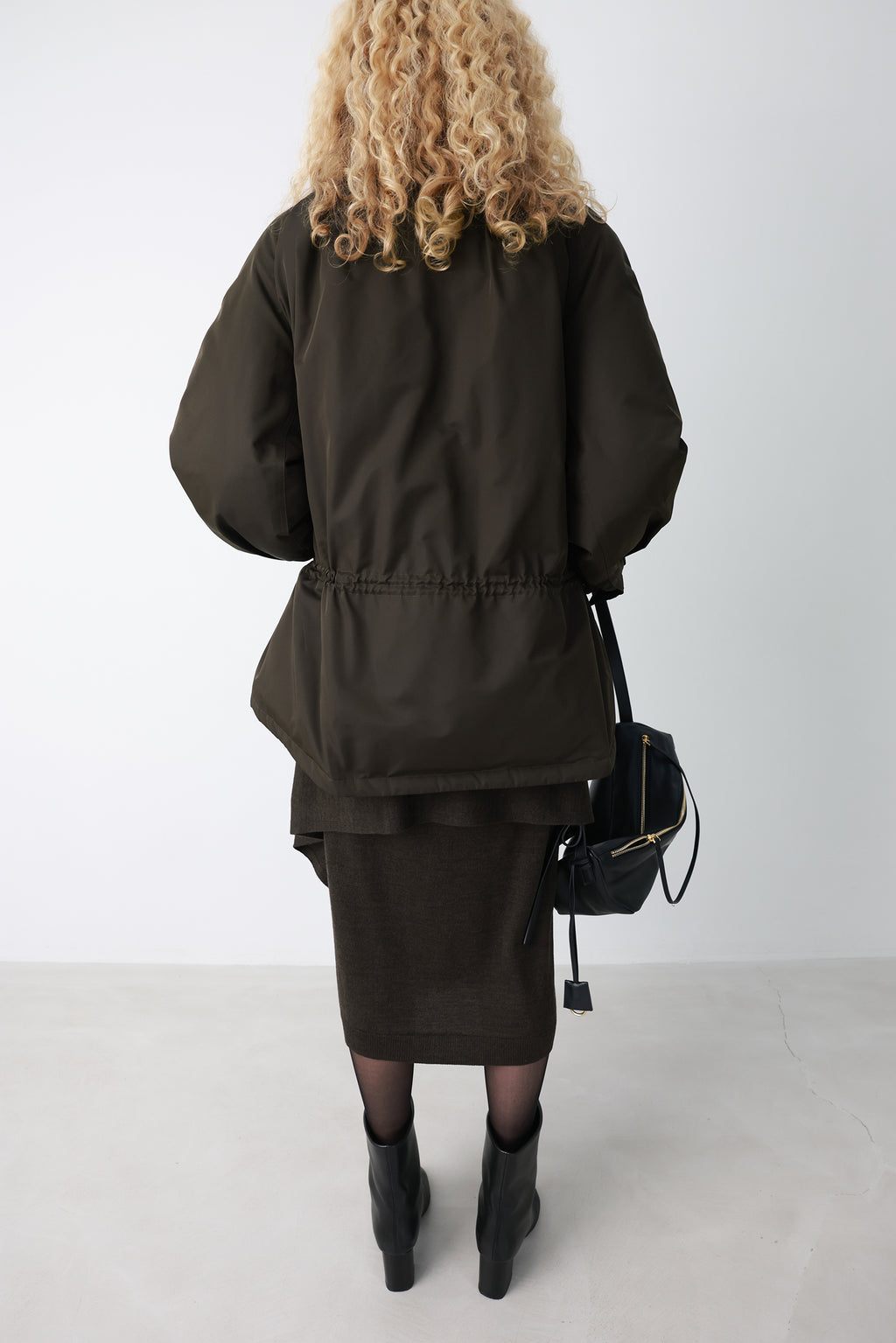 Field Parka Goose Down Khaki Brown